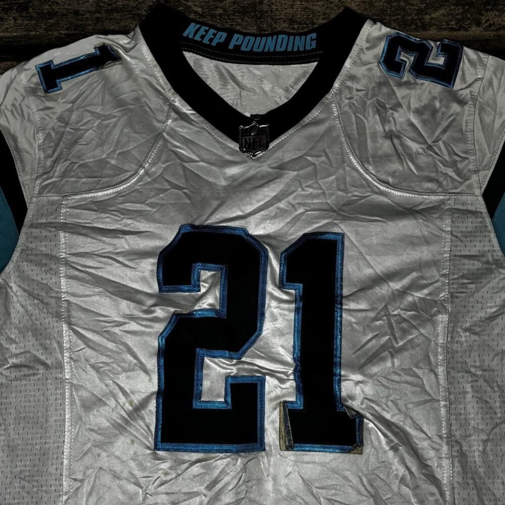 MENS Large - Nike NFL Carolina Panthers #21 Jeremy Chinn On Field Jersey - Picture 5 of 8